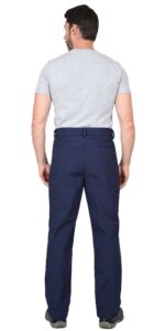 Брюки СИРИУС-АЗОВ синий софтшелл, 350 г/м2