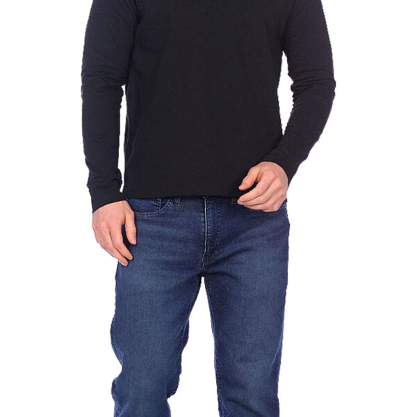 Футболка длинные рукава черная 160г/м2 (х60)