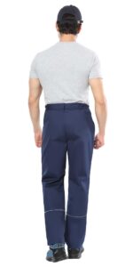 Костюм СИРИУС-МАСТЕР куртка длинная, брюки, синий с черным, 245 г/м2, 65%ПЭ, 35%ХБ