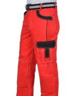 Костюм СИРИУС-ПРЕСТИЖ куртка, брюки, красный с черным, 245 г/м2, 65%ПЭ, 35%ХБ