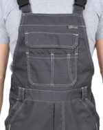 Костюм СИРИУС-ПРЕСТИЖ куртка, п/к, серый с голубой отделкой, 245 г/м2, 65%ПЭ, 35%ХБ