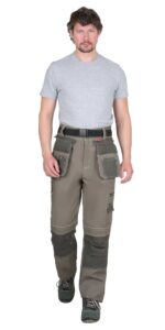 Костюм СИРИУС-ТОКИО куртка, брюки, тёмно-песочный с хаки, 265 г/м2, 100%ХБ