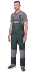 Костюм СИРИУС-ВЕСТ-ВОРК куртка, п/к зеленый со ср.серым, 280 г/м2, 65%ПЭ, 35%ХБ