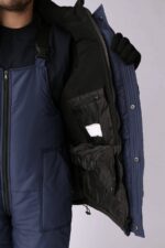 Костюм зимний Беркорт-2 (тк.Таслан,135) п/к, т.синий/черный