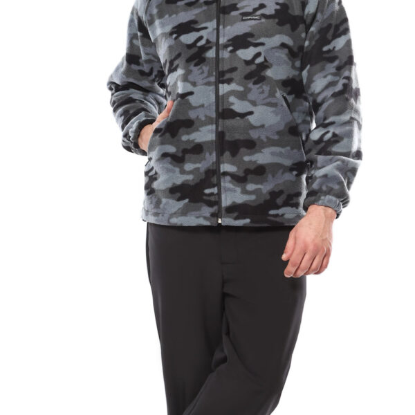 Куртка флисовая КМФ Мультикам серый, 340 г/м2