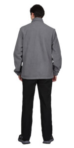 Куртка флисовая серая, 280 г/м2