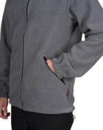 Куртка флисовая серая, 280 г/м2