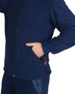 Куртка флисовая темно-синяя, 280 г/м2