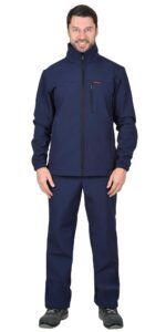 Куртка СИРИУС-АЗОВ синий софтшелл, 350 г/м2