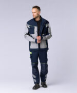 Куртка укороченная мужская ProfLineSpecialist (тк.Смесовая,240), т.синий/серый