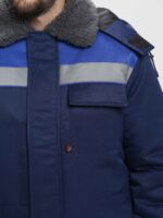 Куртка зимняя Квайл СОП (тк.Смесовая,210), т.синий/васильковый