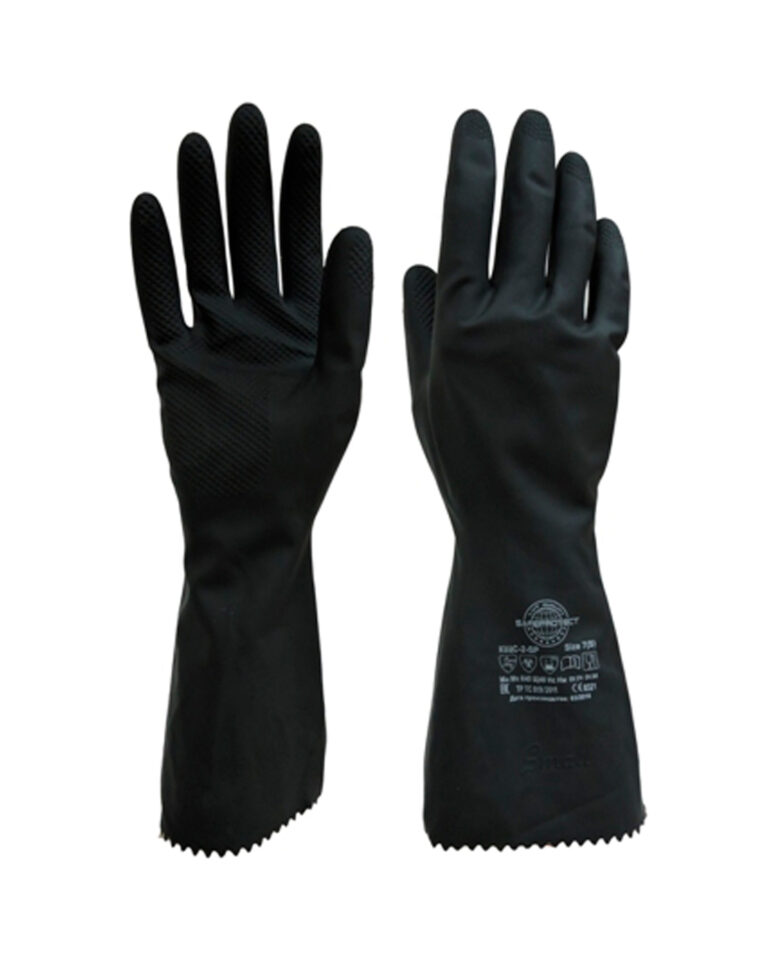 Перчатки КЩС-2-SP Safeprotect® (латекс, толщ.0,35мм, дл.300мм)
