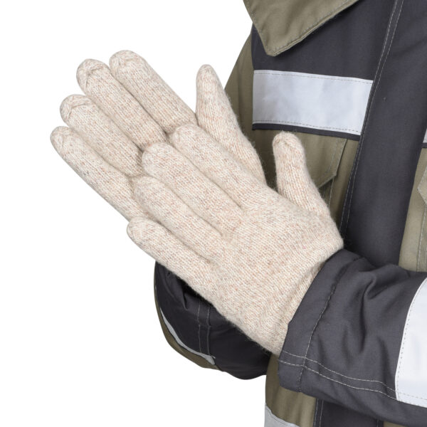 Перчатки шерстяные Юкагиры бежевые Safeprotect® (Тинсулейт) (х12х120)