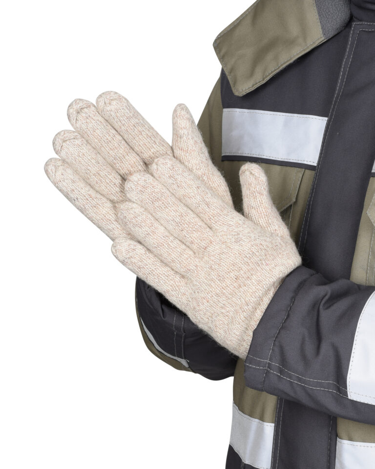 Перчатки шерстяные Юкагиры бежевые Safeprotect® (Тинсулейт) (х12х120)