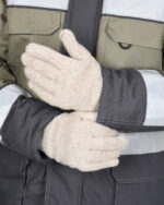 Перчатки шерстяные Юкагиры бежевые Safeprotect® (Тинсулейт) (х12х120)