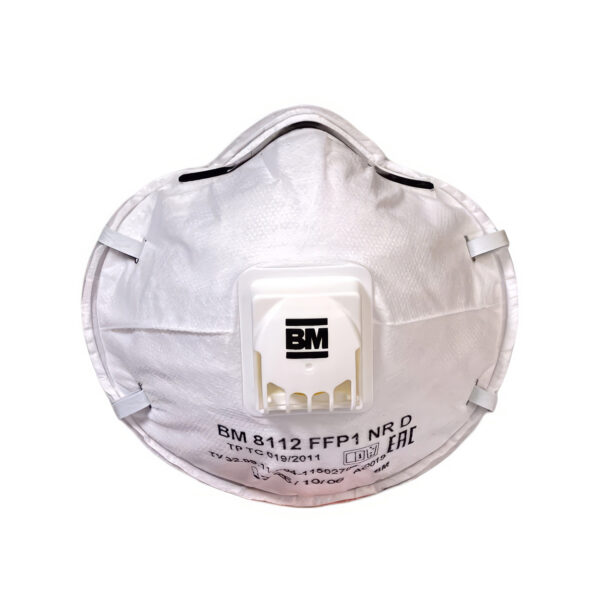 Респиратор ВМ-8112 NR D FFP1 (4 ПДК) с клапаном, чашеобразная, от аэрозолей (кр10х240)